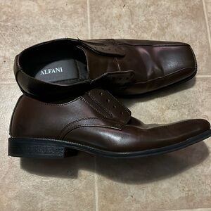 Alfani proud bike toe lace up oxford dress shoes